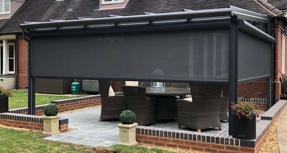 Veranda With Roller Screens